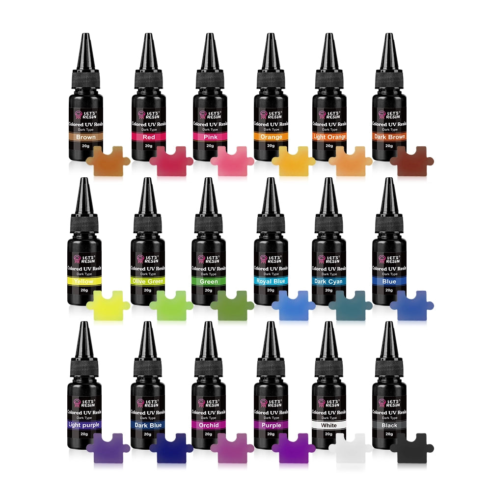 Multi-color UV Resin - 18 Colors