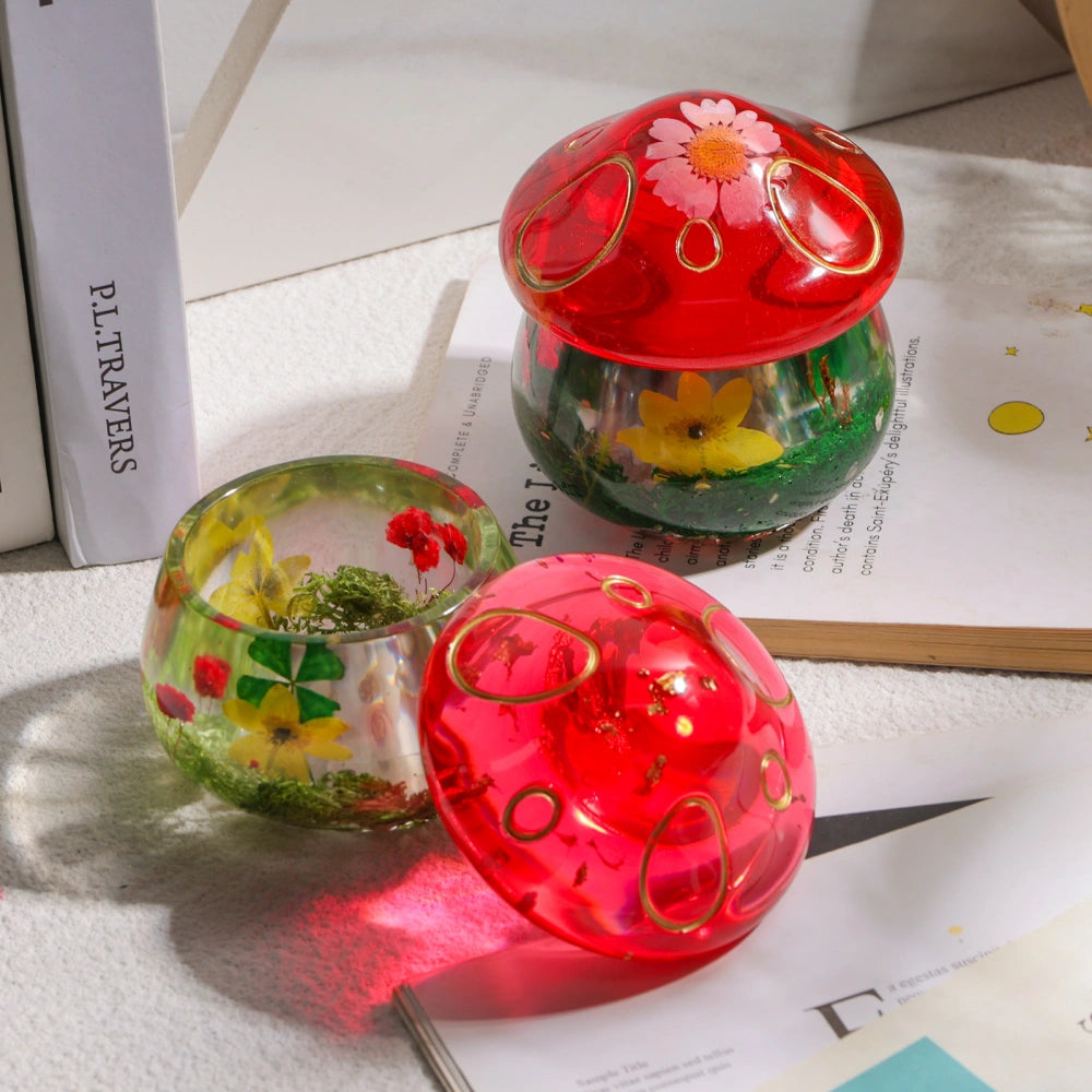 Mushroom Jar Resin Mold