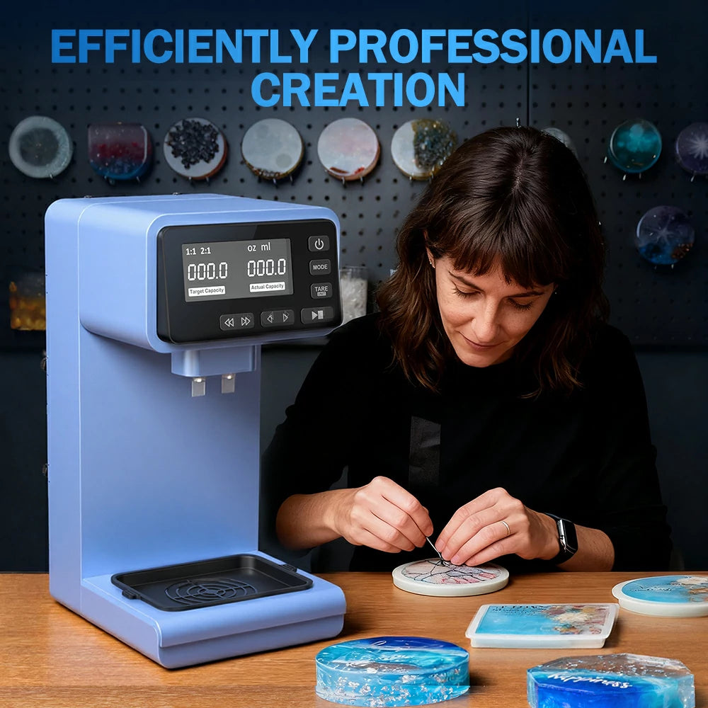 Rhea Auto Pump Machine For Resin