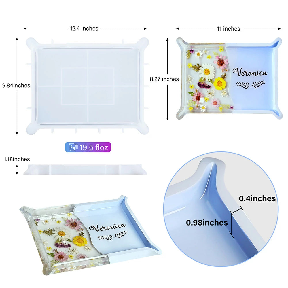 Epoxy Resin Molds for Serving Tray