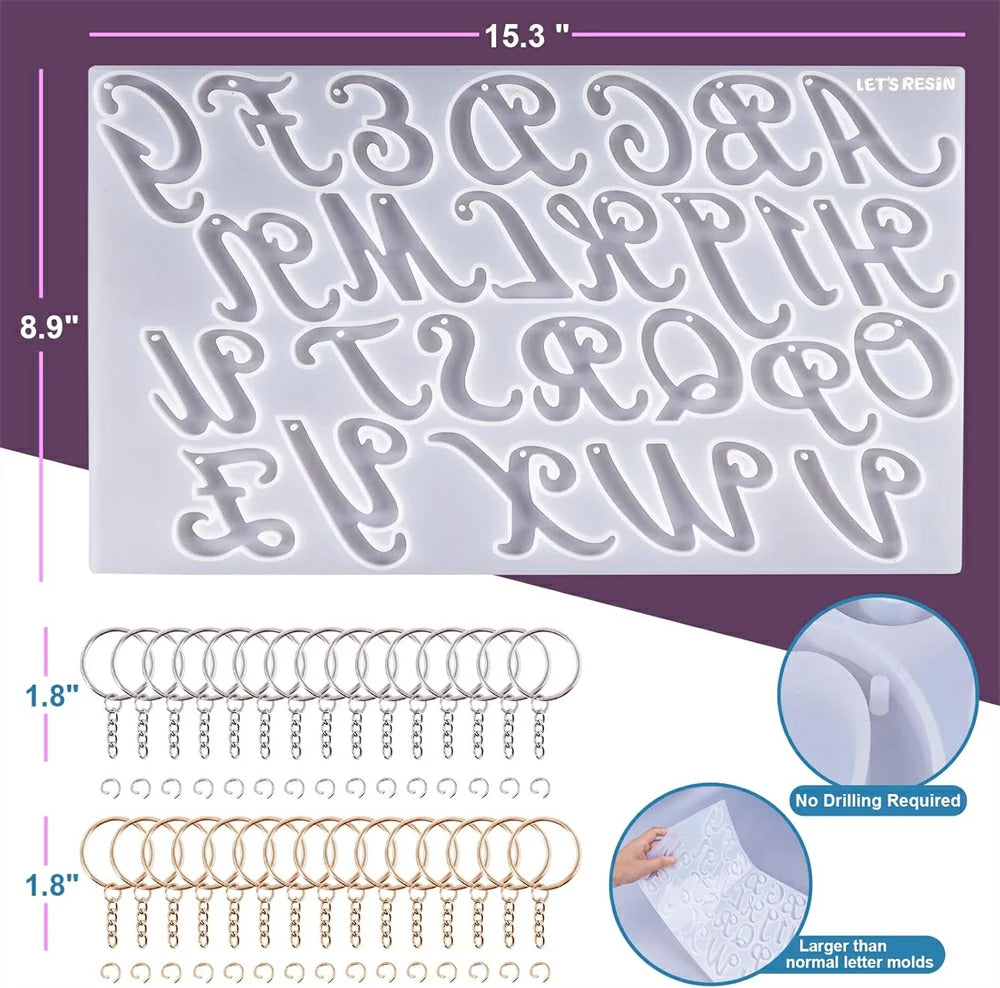 resin letter molds