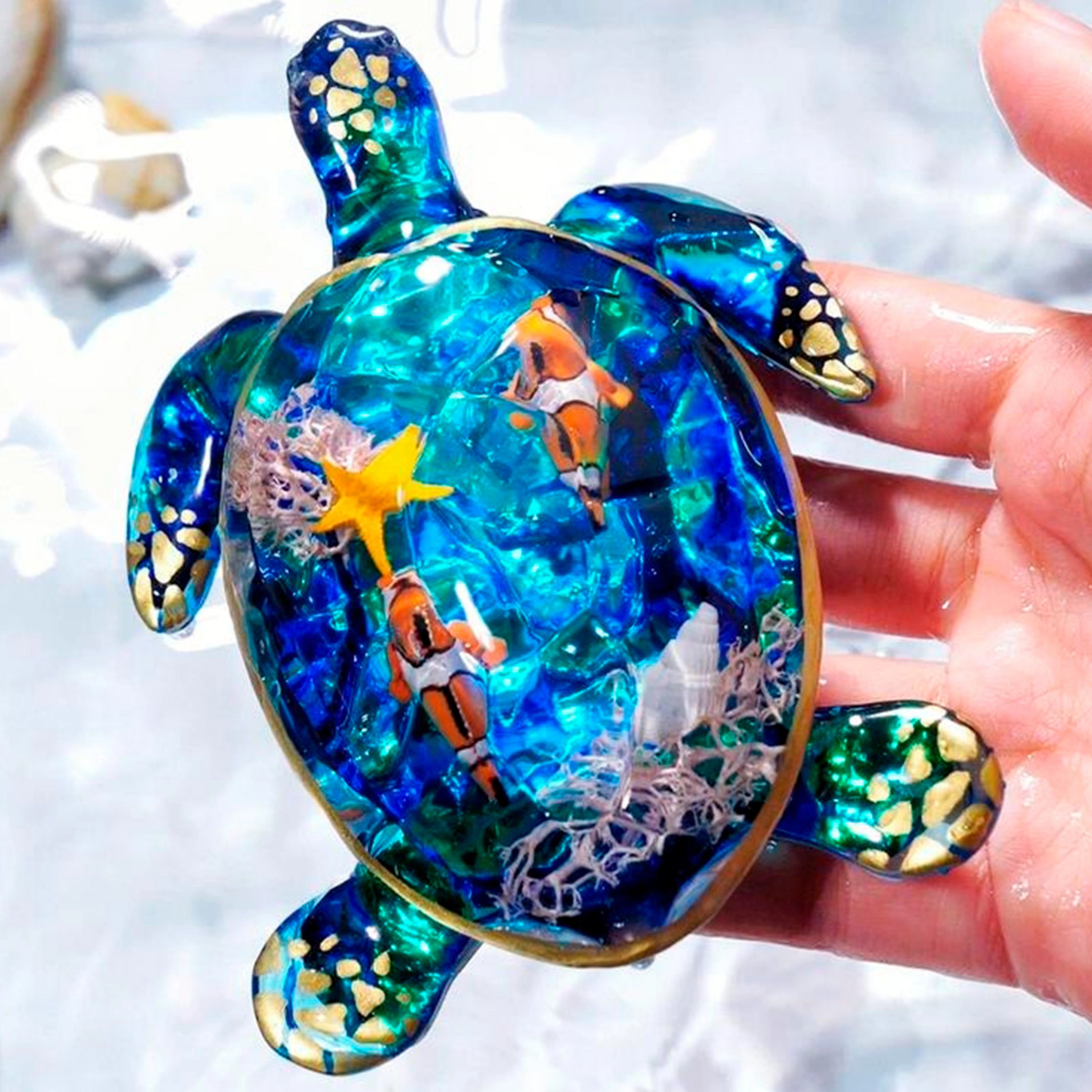 Small Sea Turtle Resin Molds