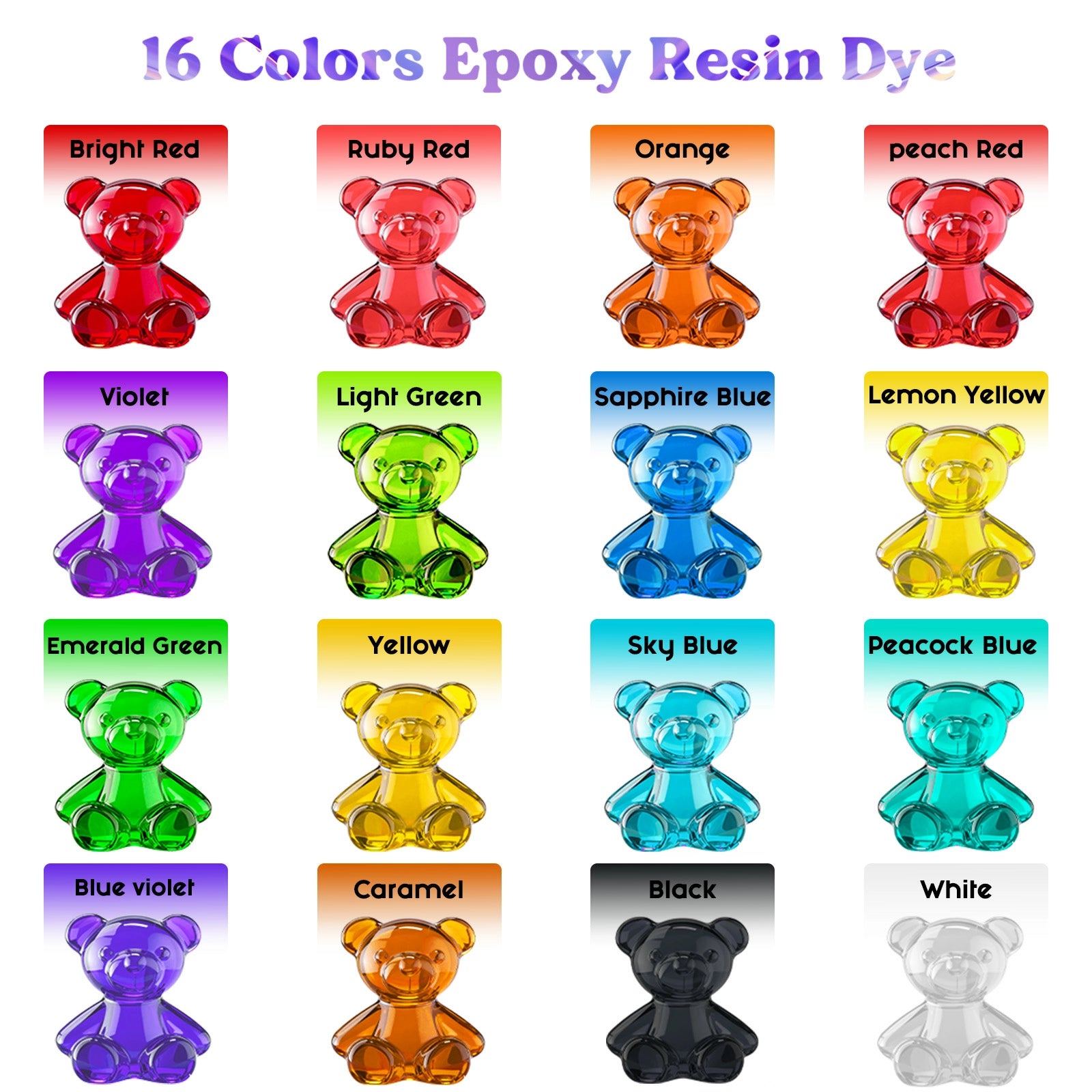 Translucent Liquid Resin Dye