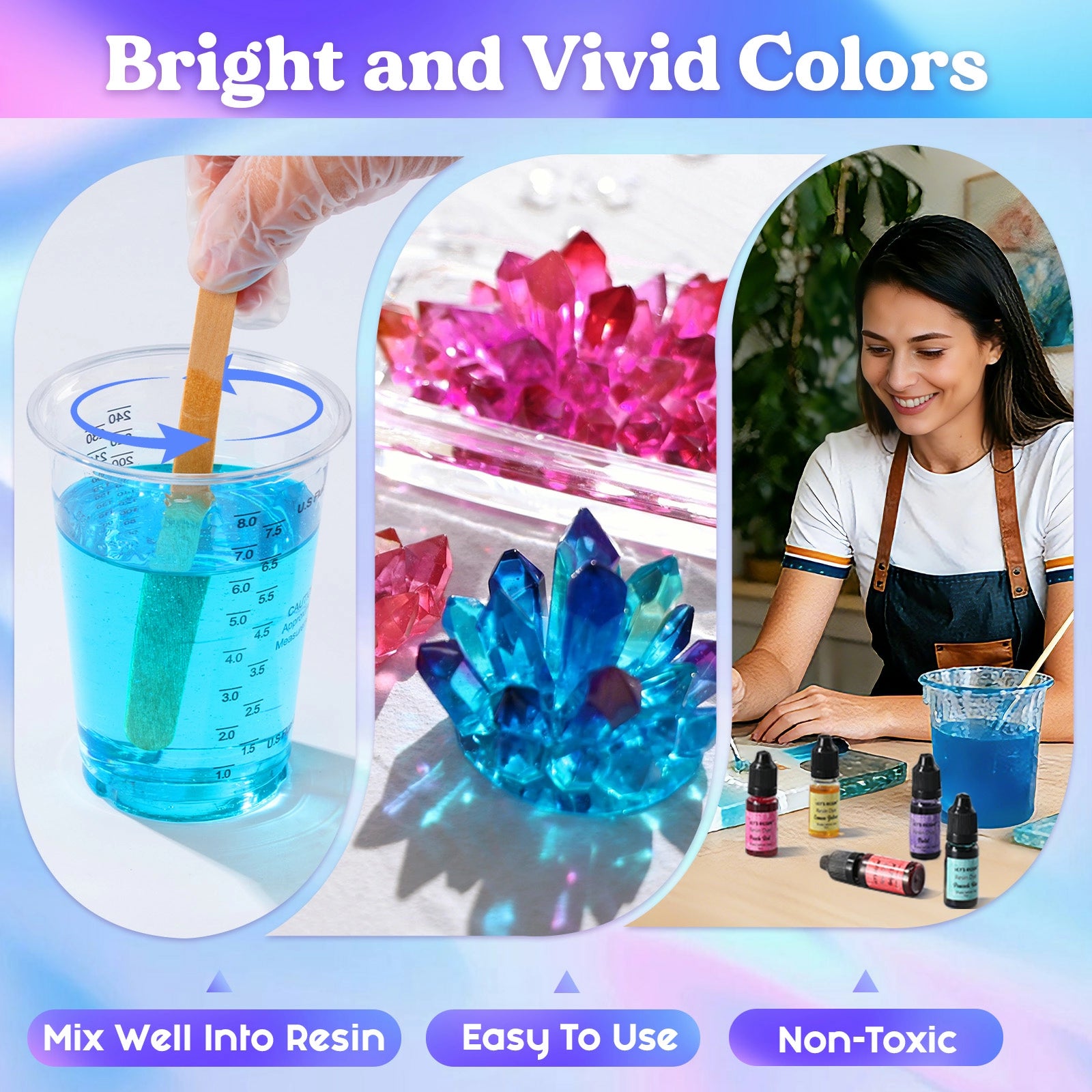16 Color Concentrated Liquid Epoxy Resin Dye