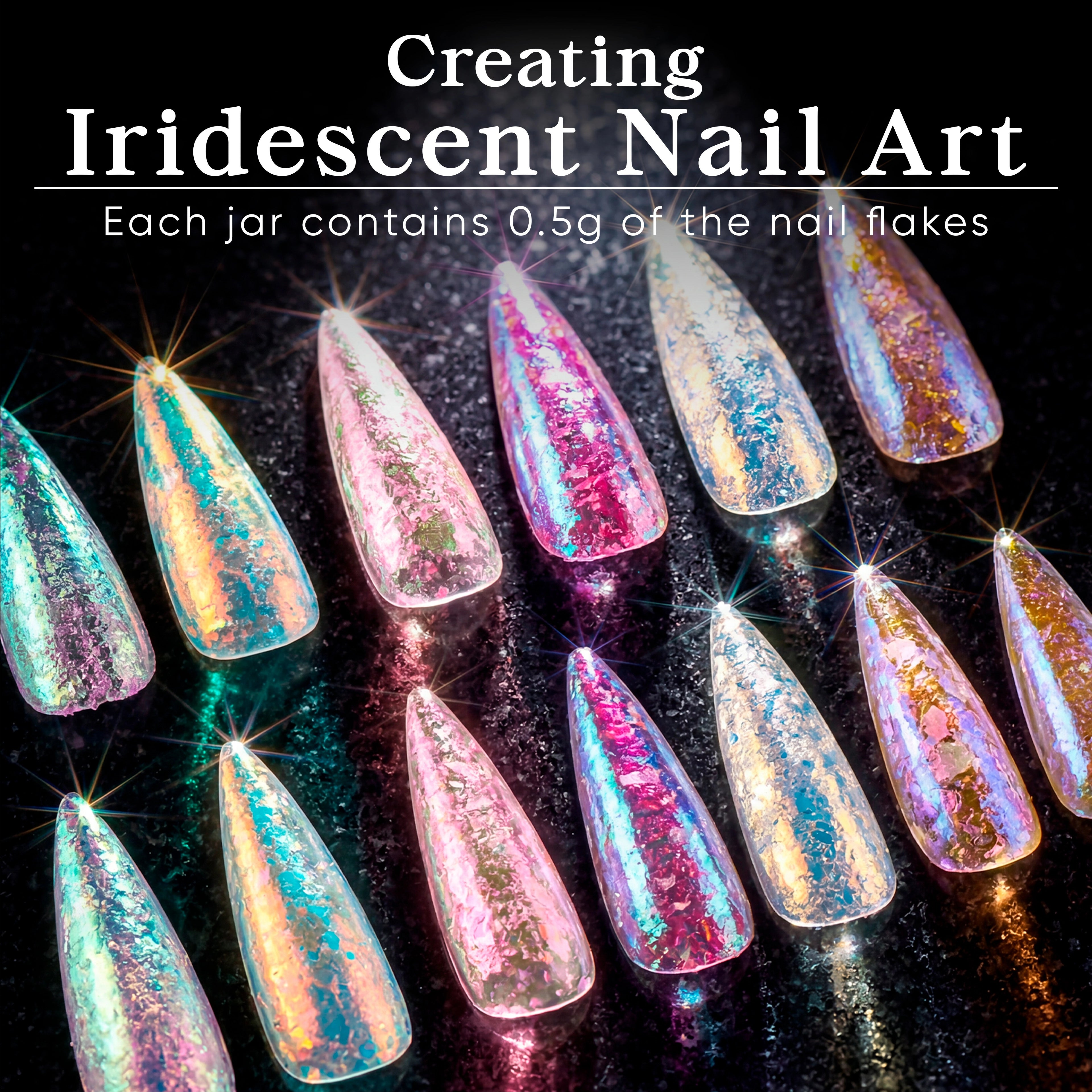 Transparent Chameleon Flake Set