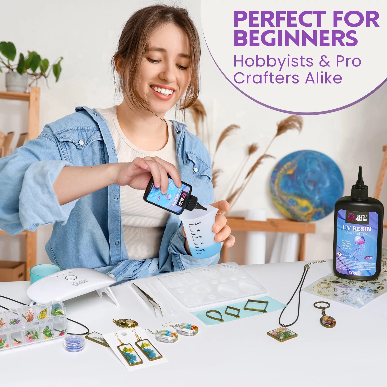 Jewelry UV Resin All-in-one Kit