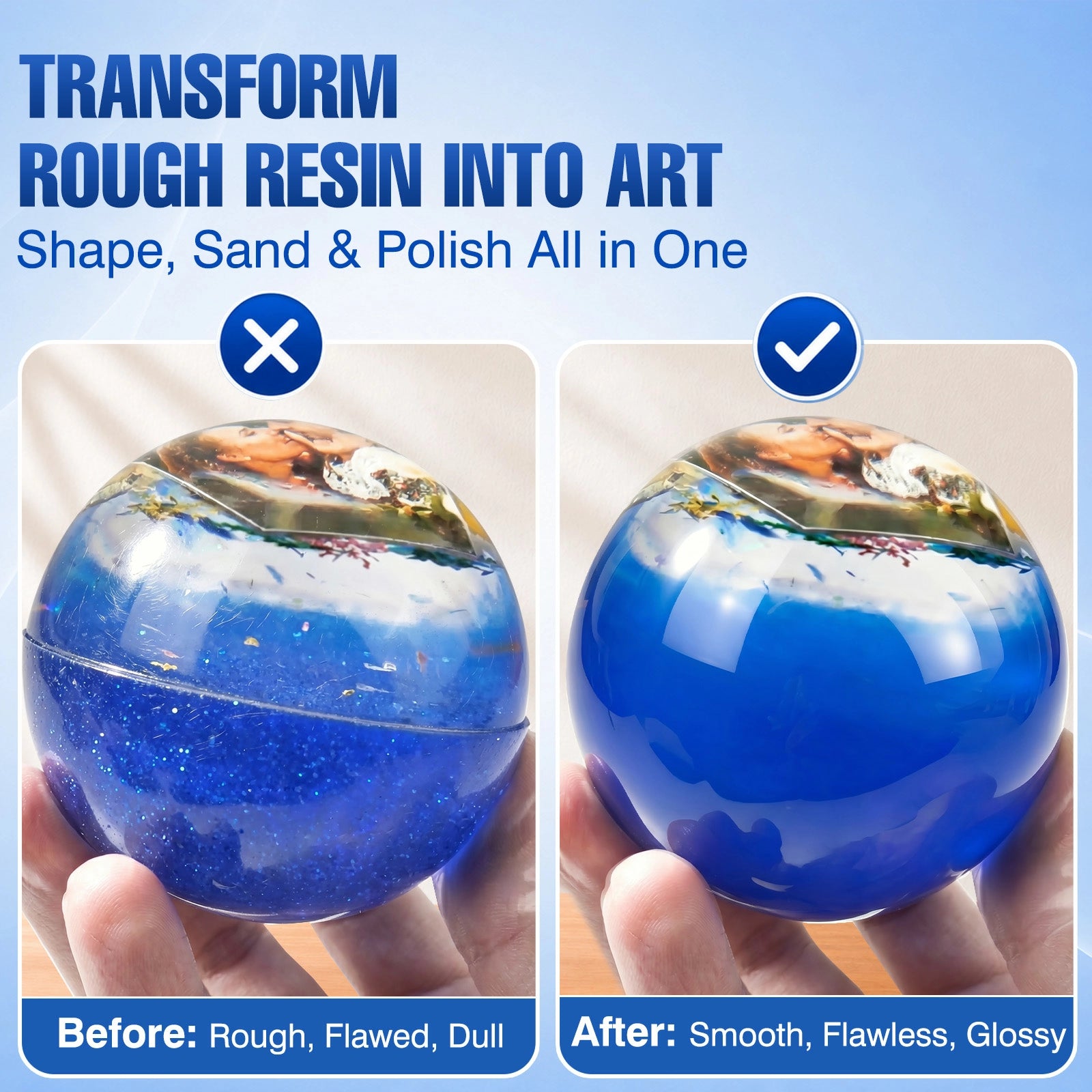 Let's Resin 4-in-1 Precision Resin Sander & Polisher