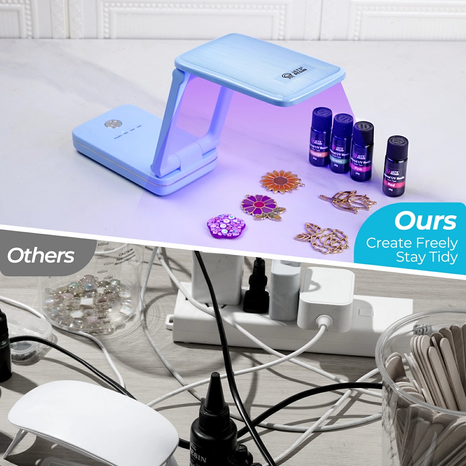 Wireless UV Resin Light