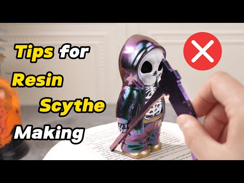Grim Reaper Skull Resin Molds