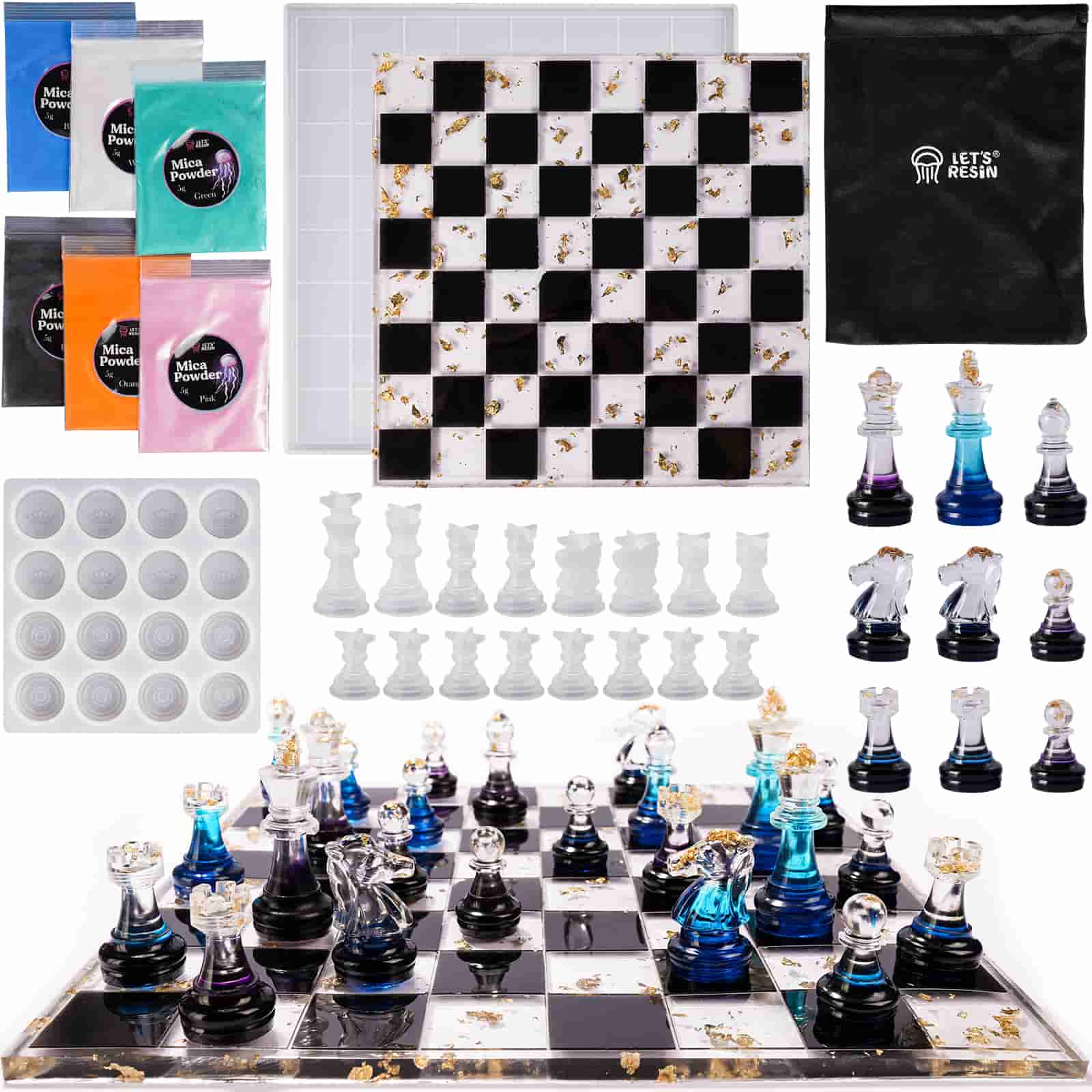 resin chess set molds