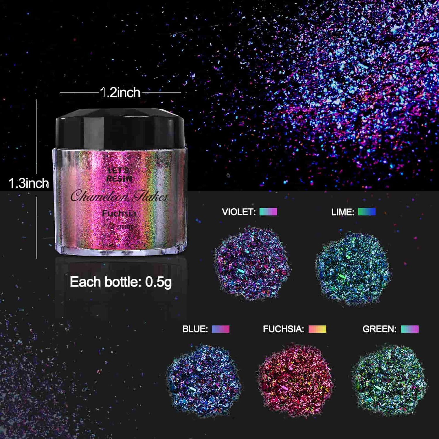 Chameleon Flakes Set - Violet Ver