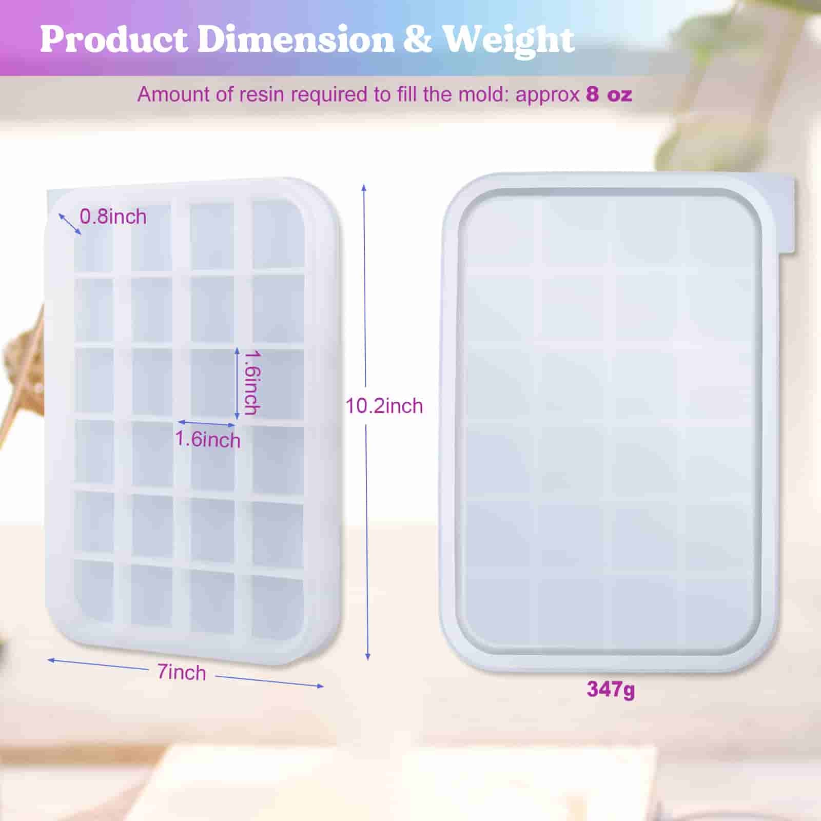 Large Rolling Tray Resin Molds