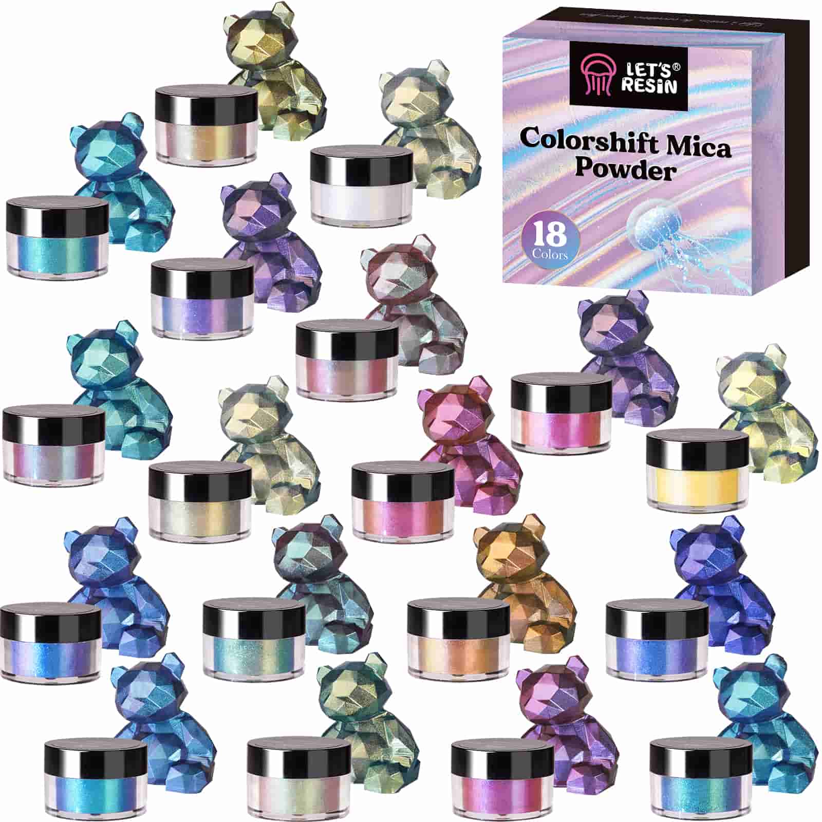 Chameleon Mica Powder Set - Extended Ver
