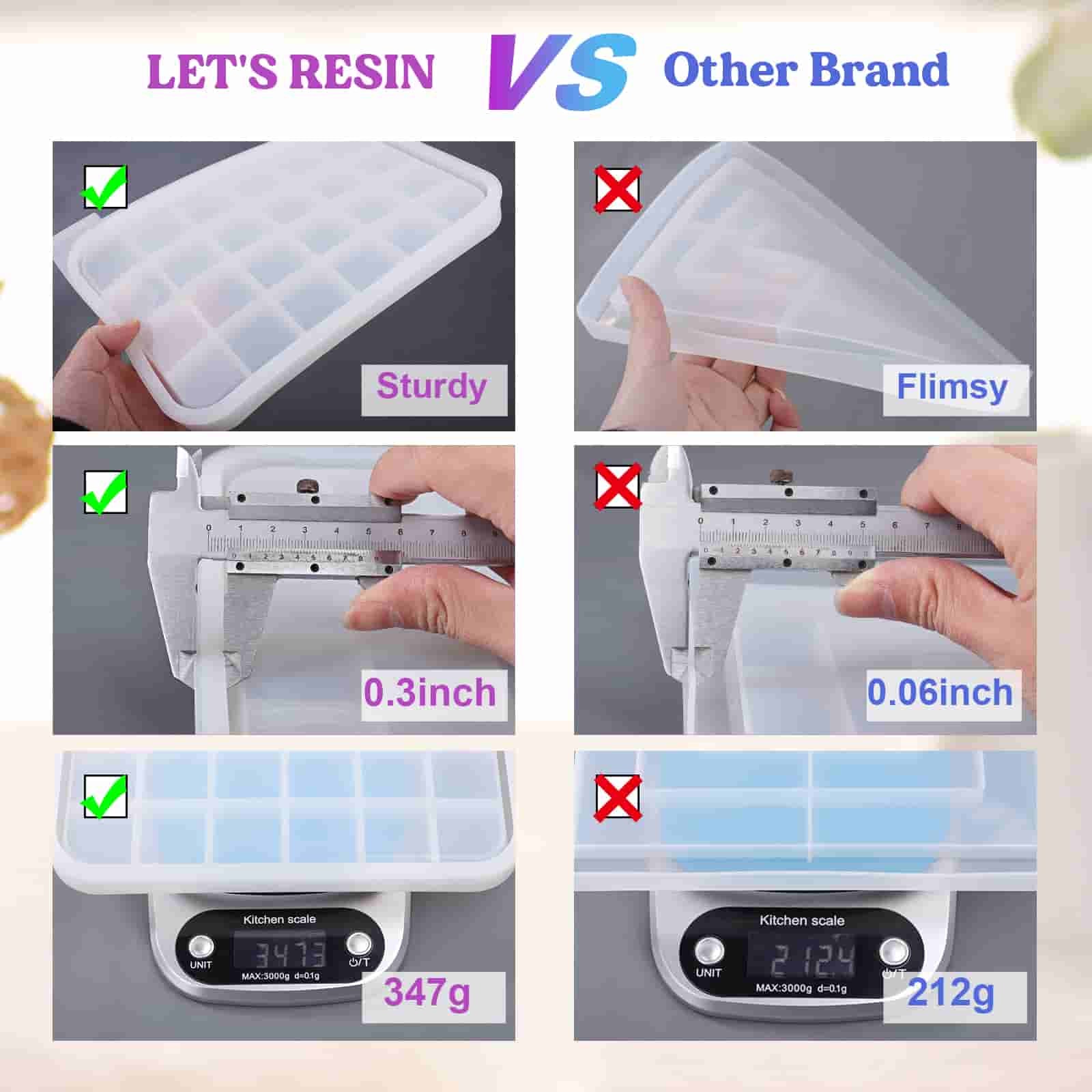 Large Rolling Tray Resin Molds