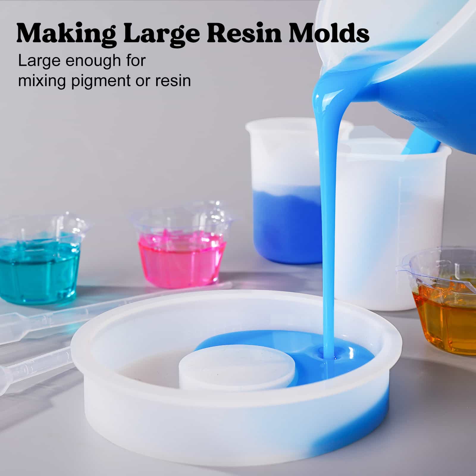 Large Silicone Measuring Cup Set
