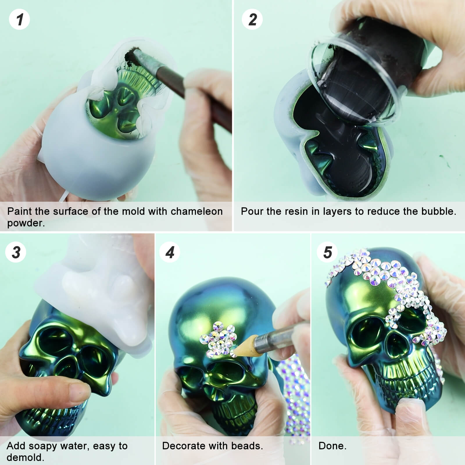 Skull Resin Mold
