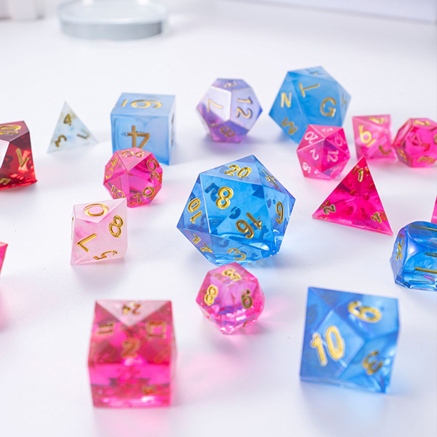 Letter Number Dice Resin Molds