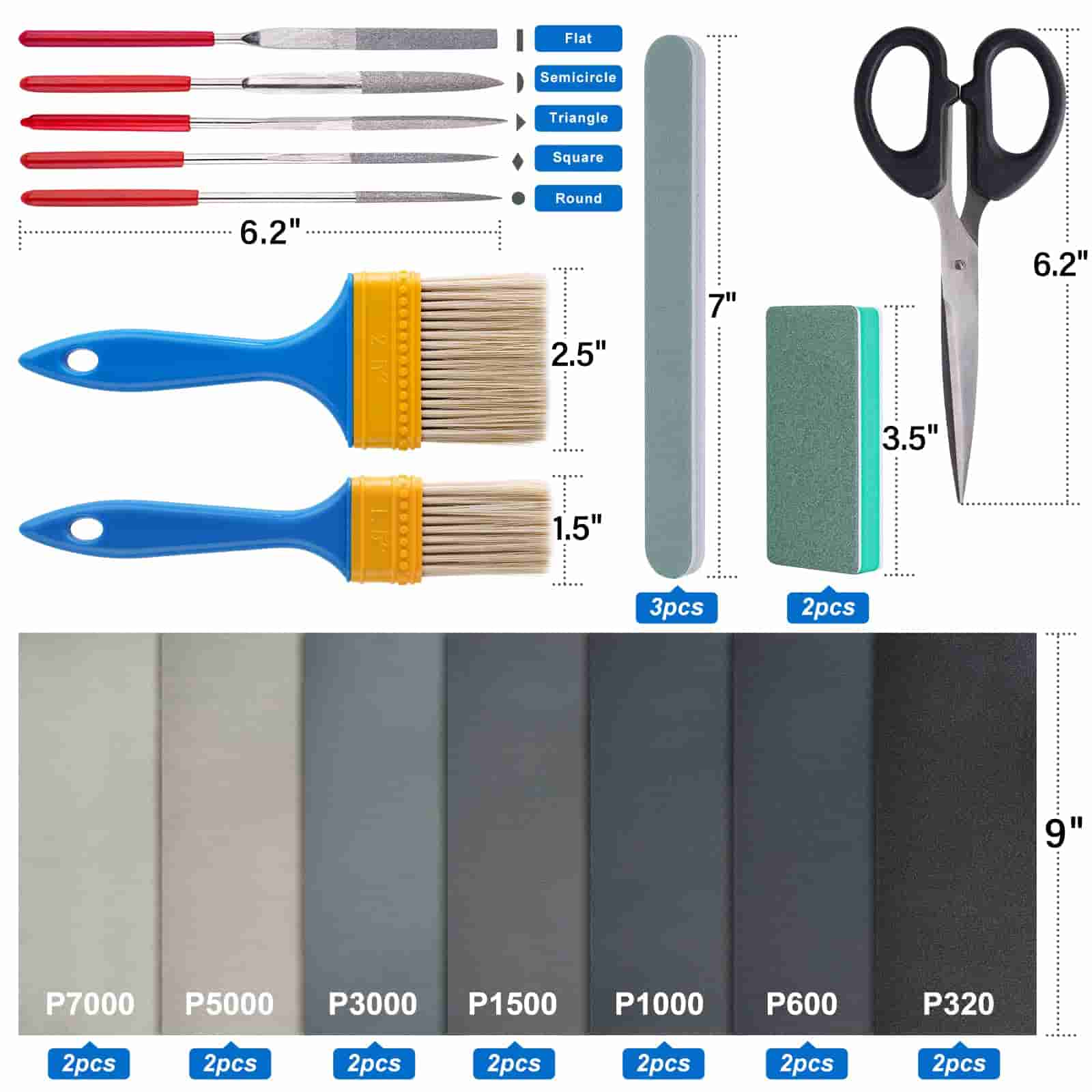 Resin Polishing & Sanding Kit