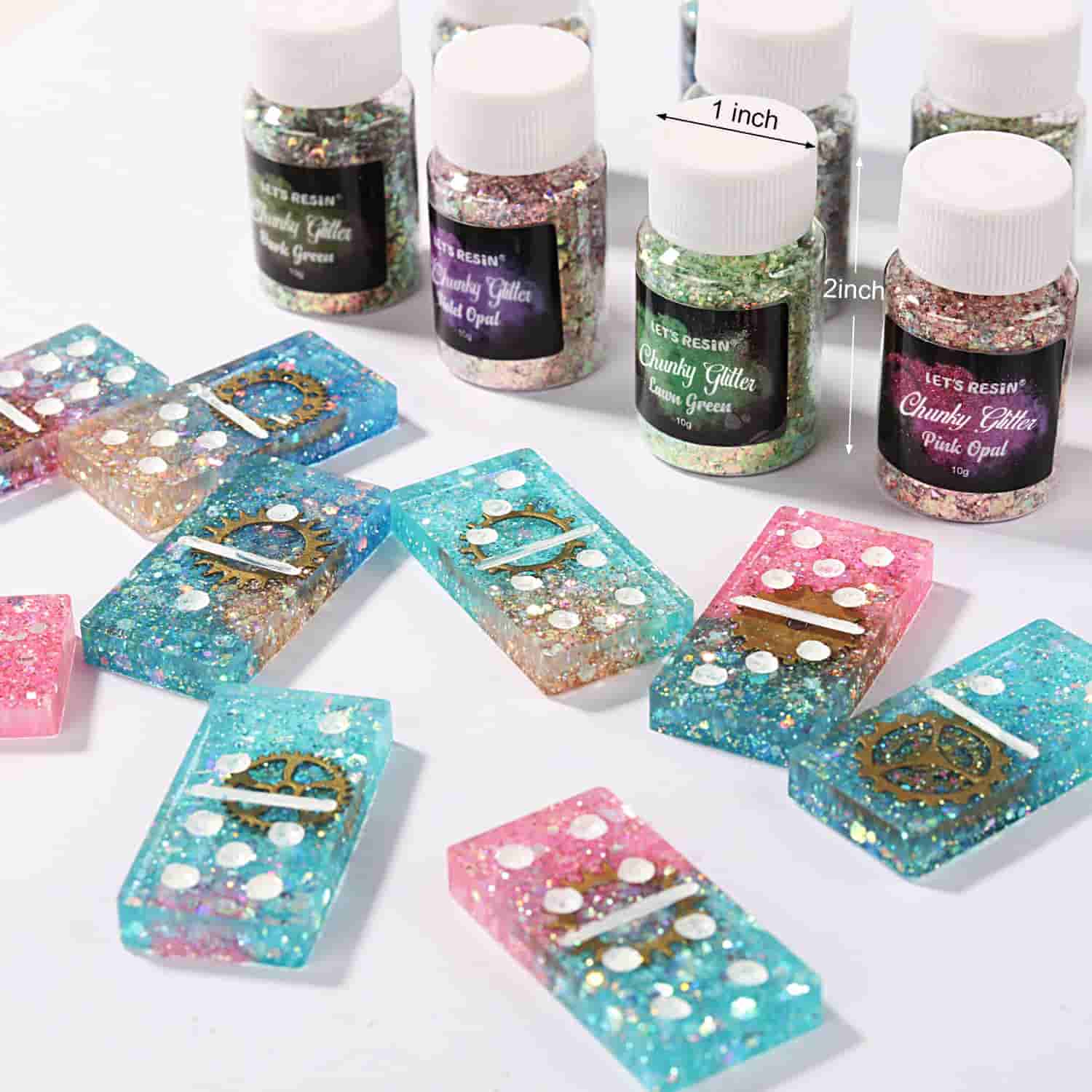 Opal Chunky Glitter Set
