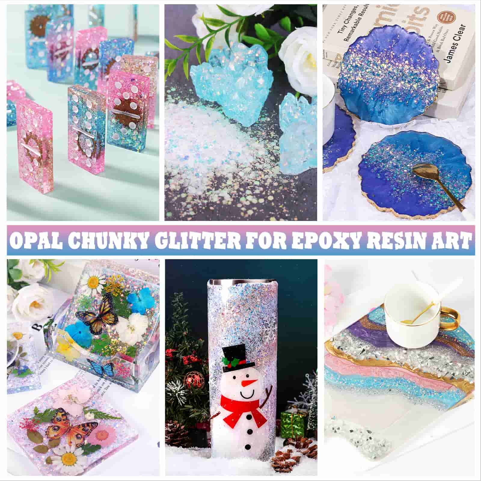 Opal Chunky Glitter Set