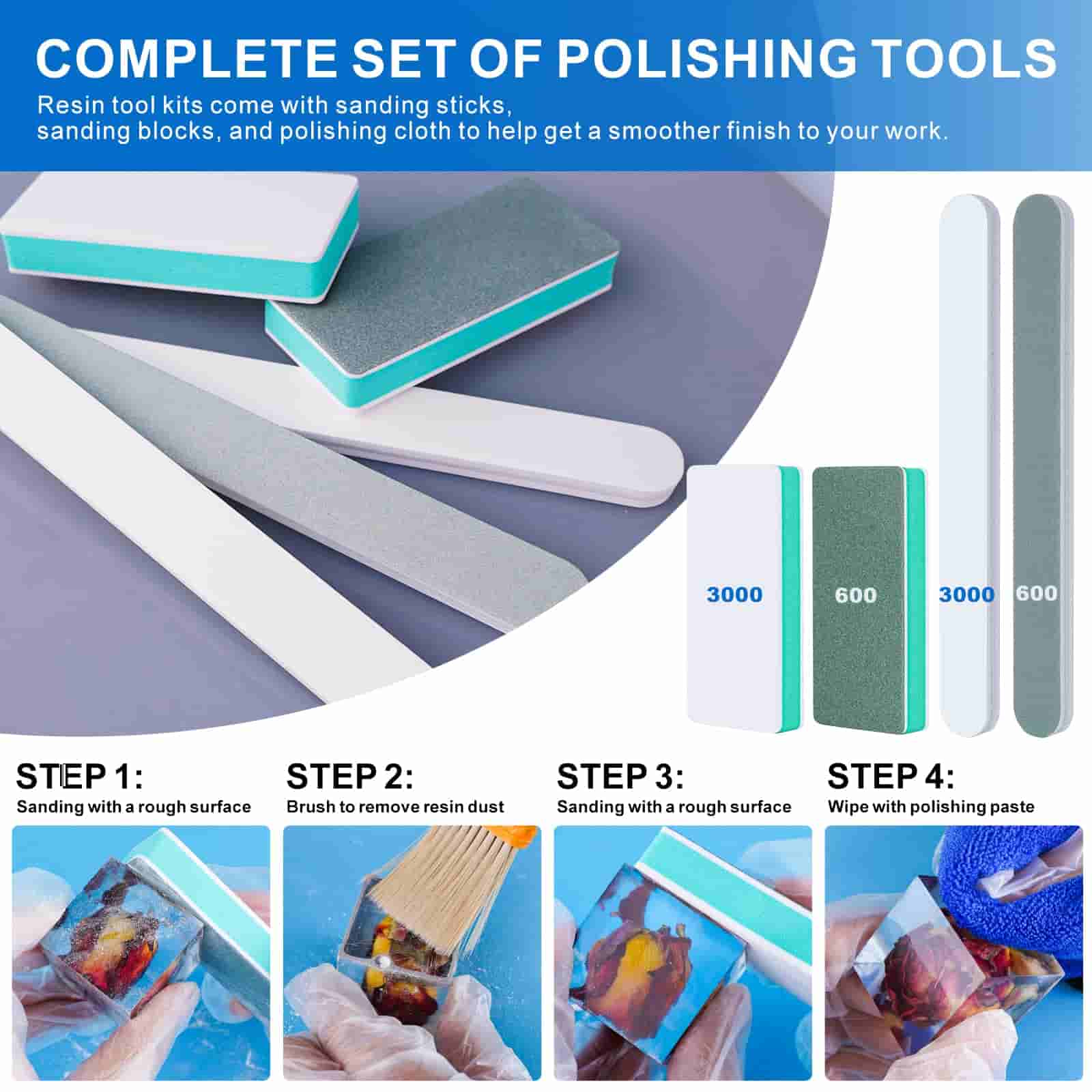 Resin Polishing & Sanding Kit