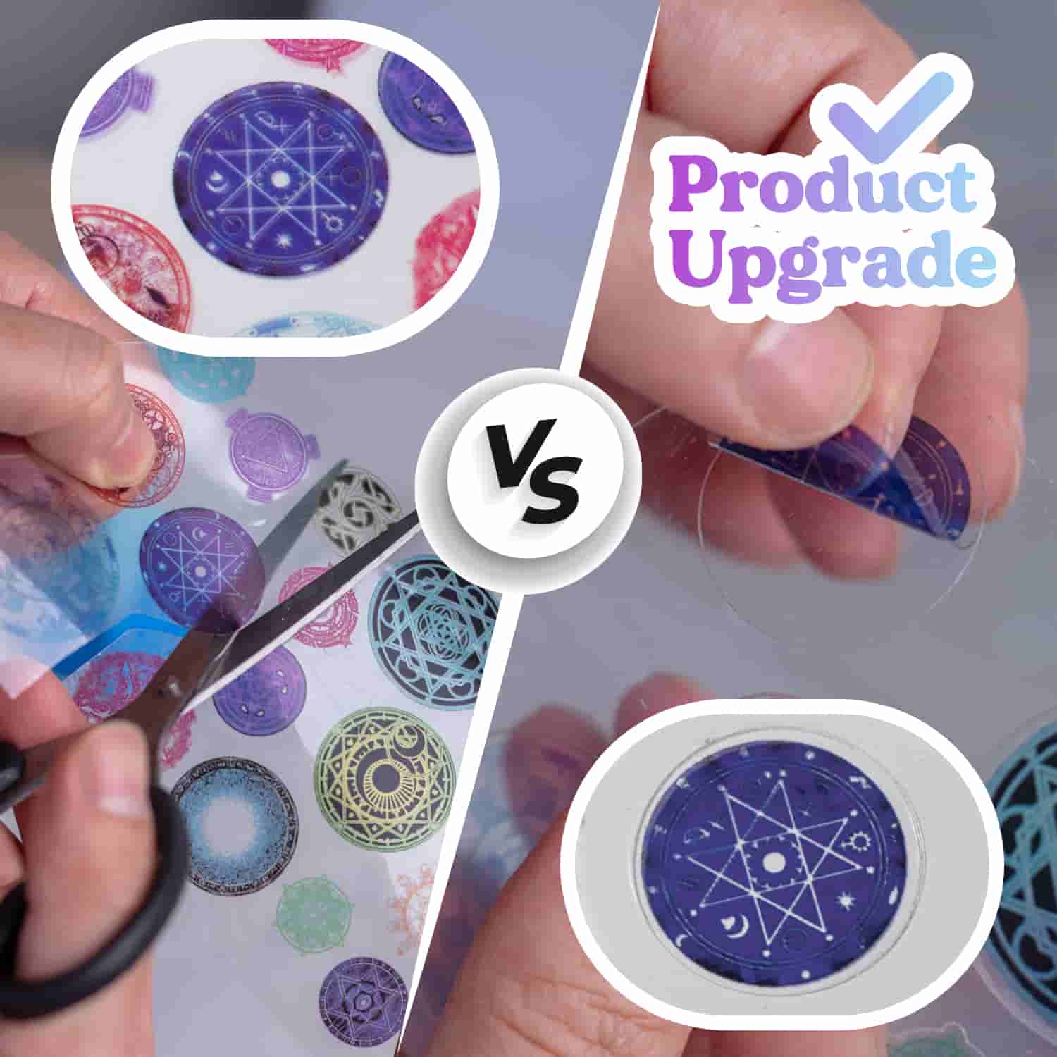 Clear Stickers for Resin – 25 Sheets of Zodiac, Foil, Floral & More Themes