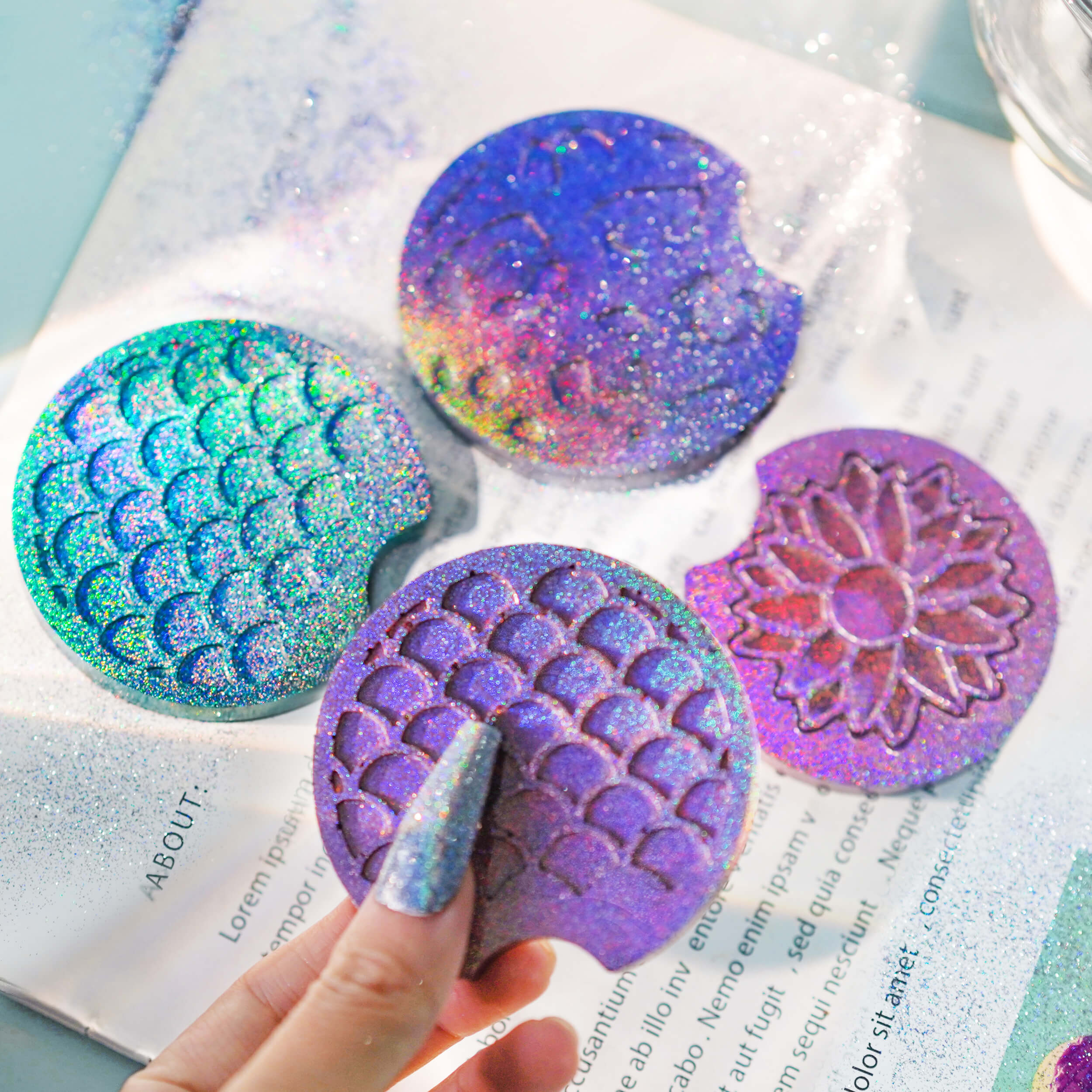 Ultra Fine Holographic Glitter Set