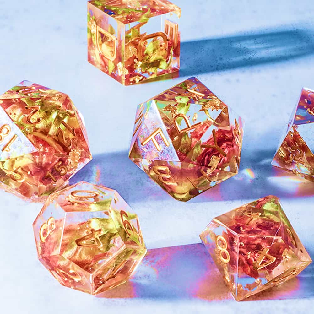 Letter Number Dice Resin Molds