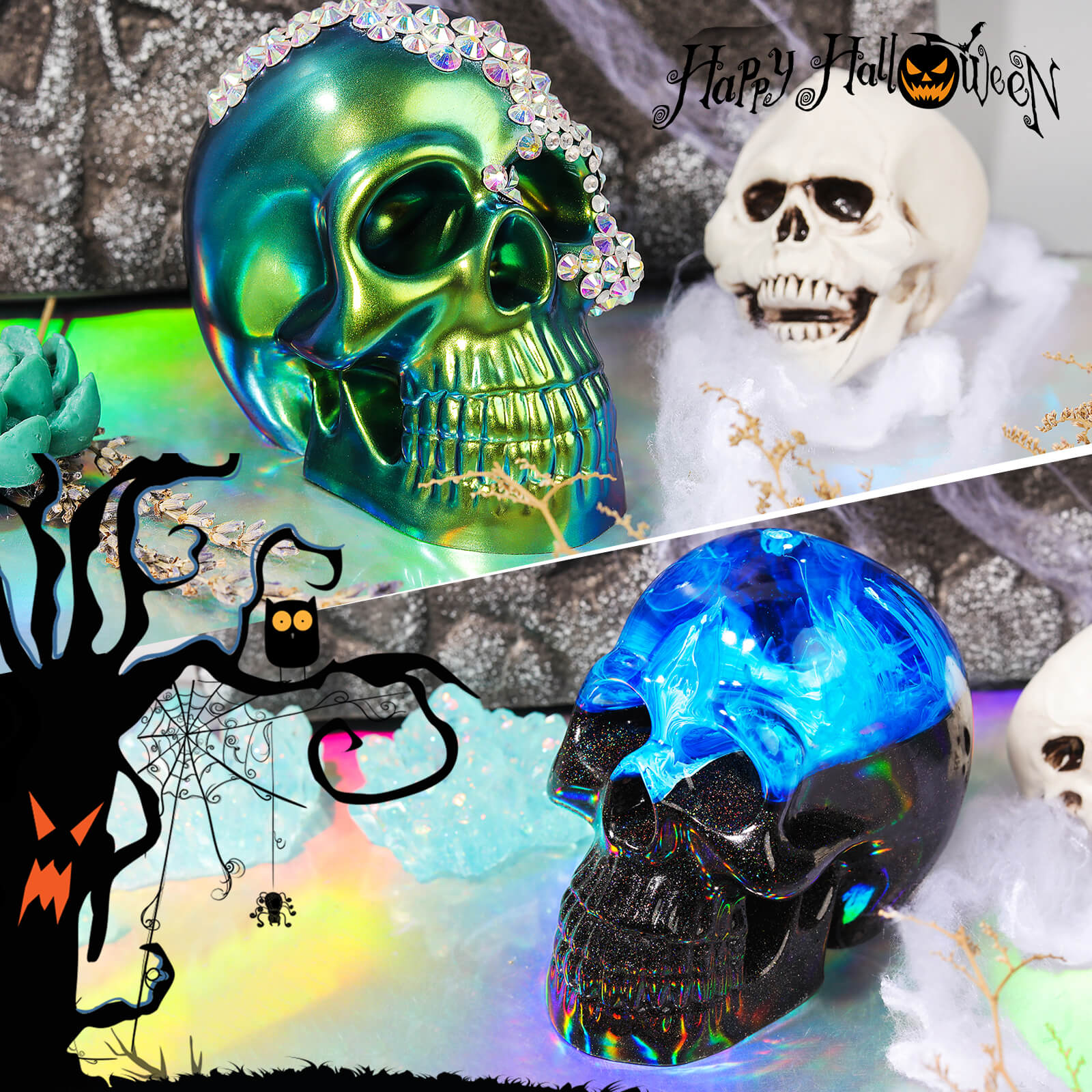 Halloween Skull Mold