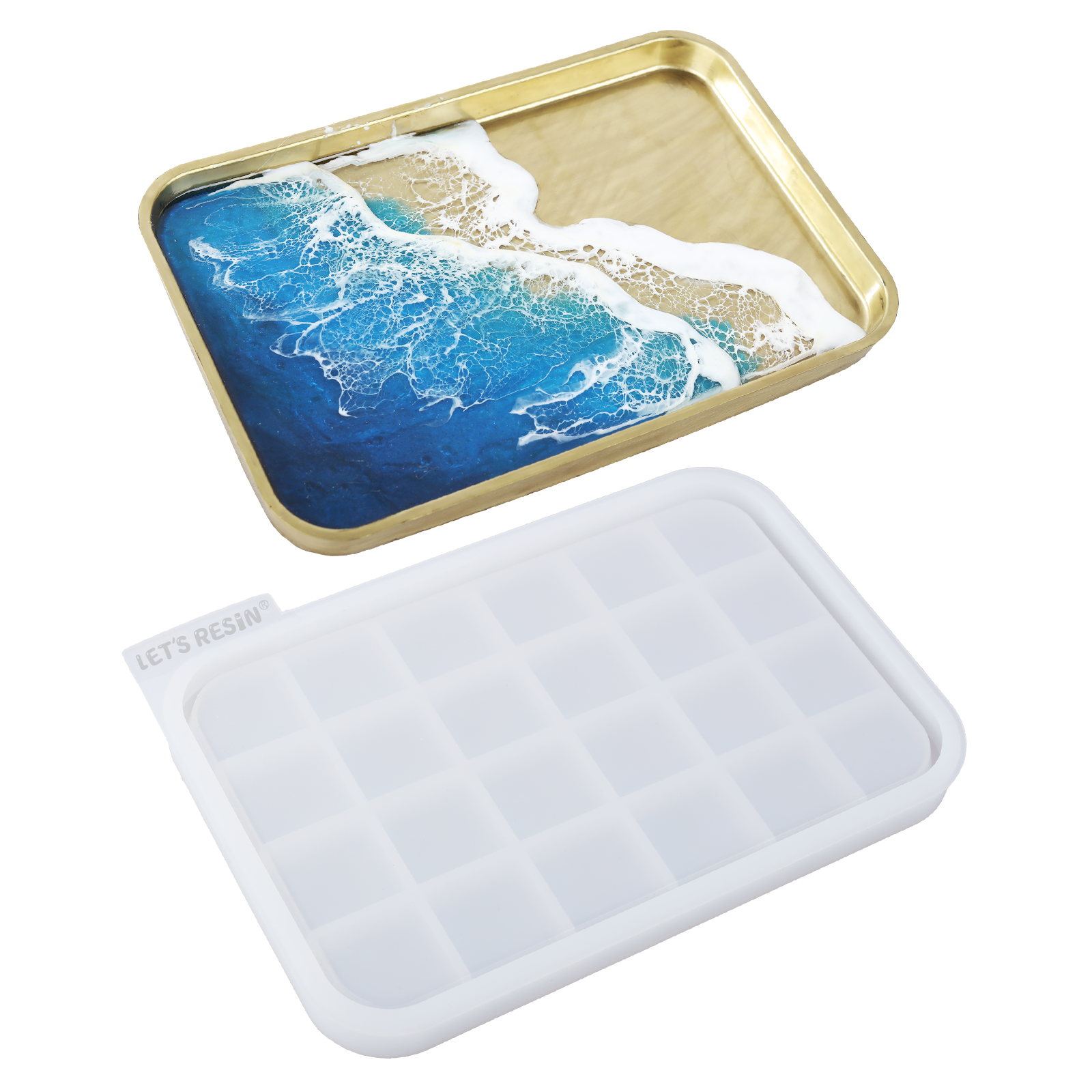 Large Rolling Tray Resin Molds