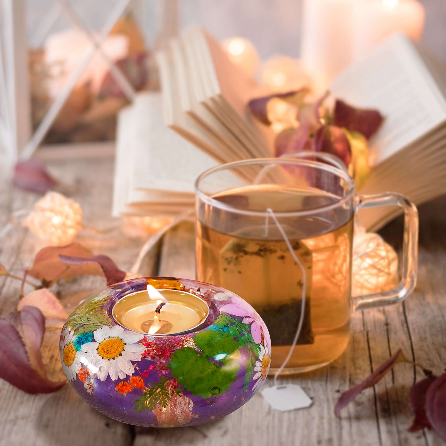 Tealight Candle Holder Resin Molds