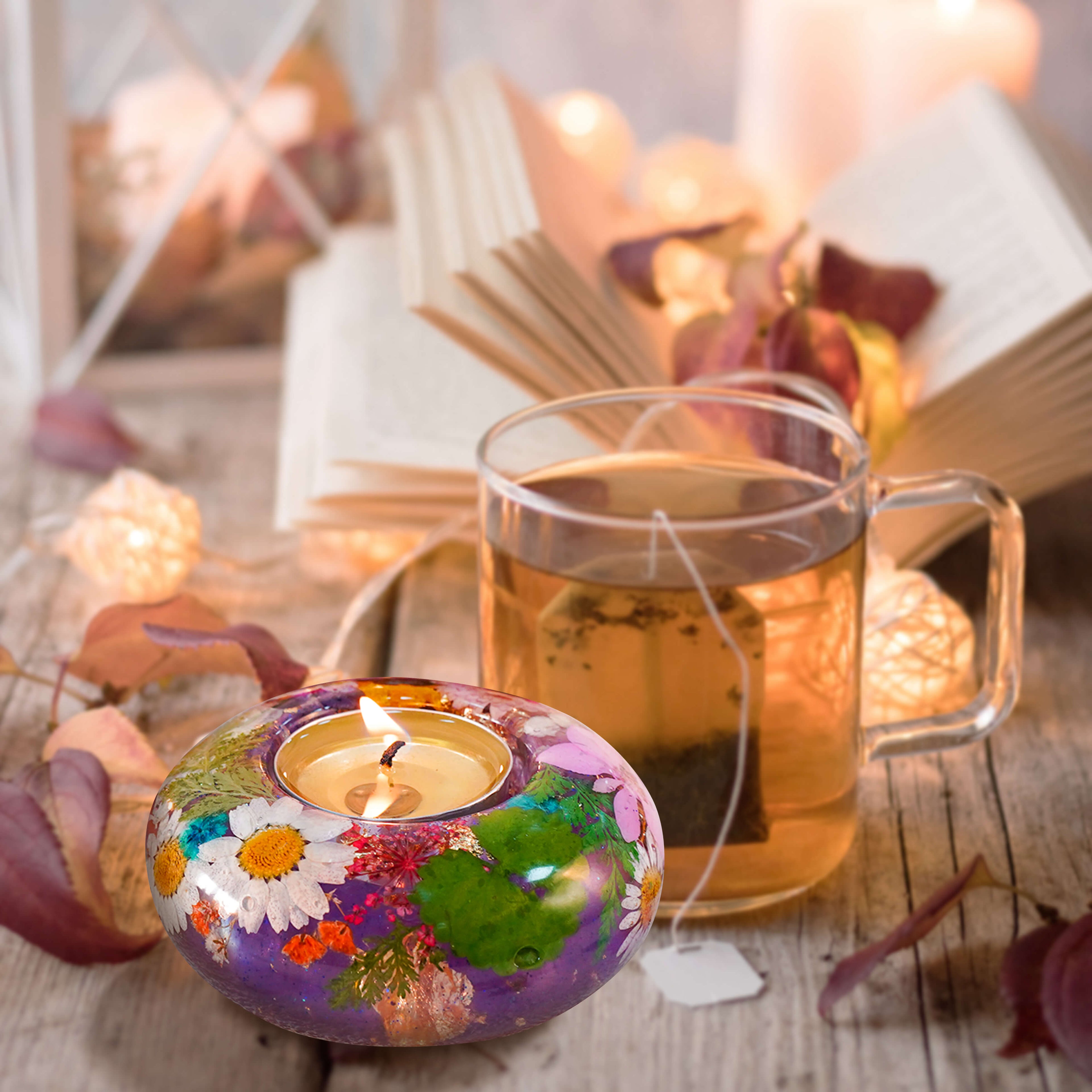 Tealight Candle Holder Resin Molds
