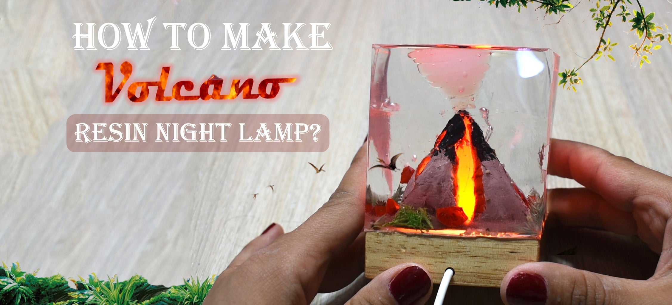 7 Easiest Tips for Anyone Making Epoxy Resin Volcano Night Lamp – Let's ...