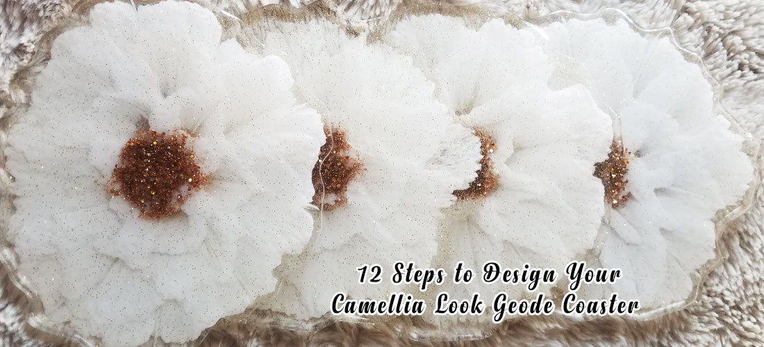 How to Design Your Geode Coaster with Camellia Look?