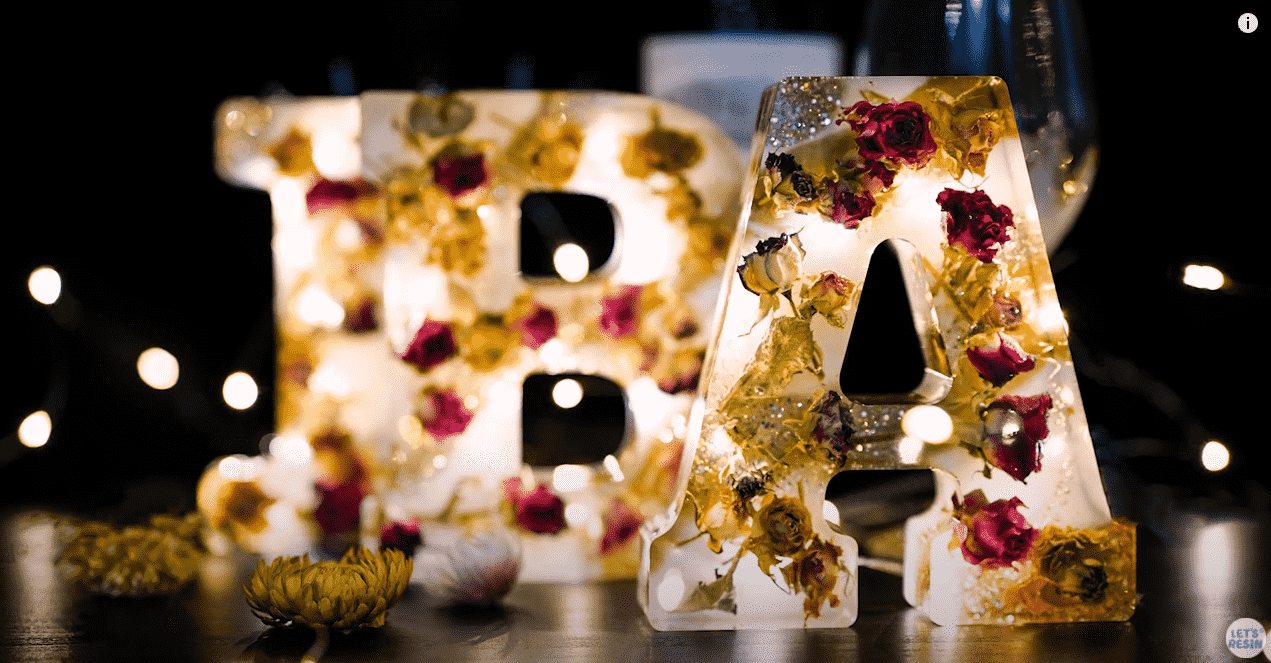 How to Create A Large Letter Light? – Let's Resin