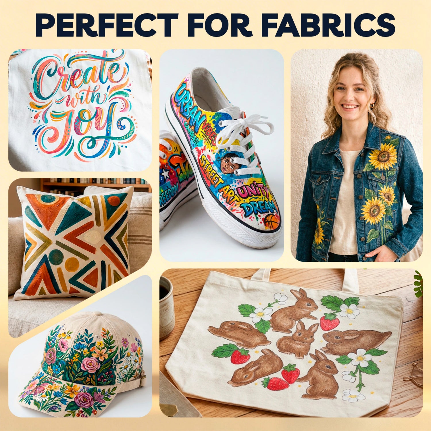 10 Colors Fabric Paint