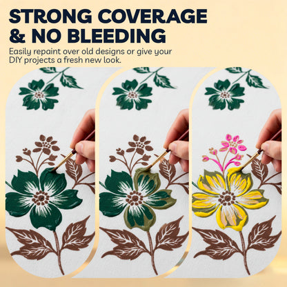 10 Colors Fabric Paint