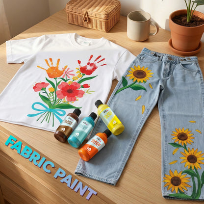 10 Colors Fabric Paint