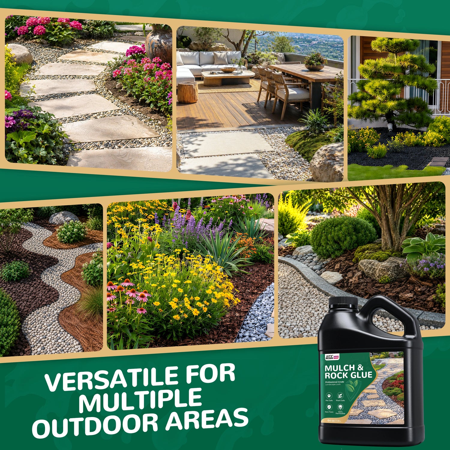 Mulch &amp; Rock Glue