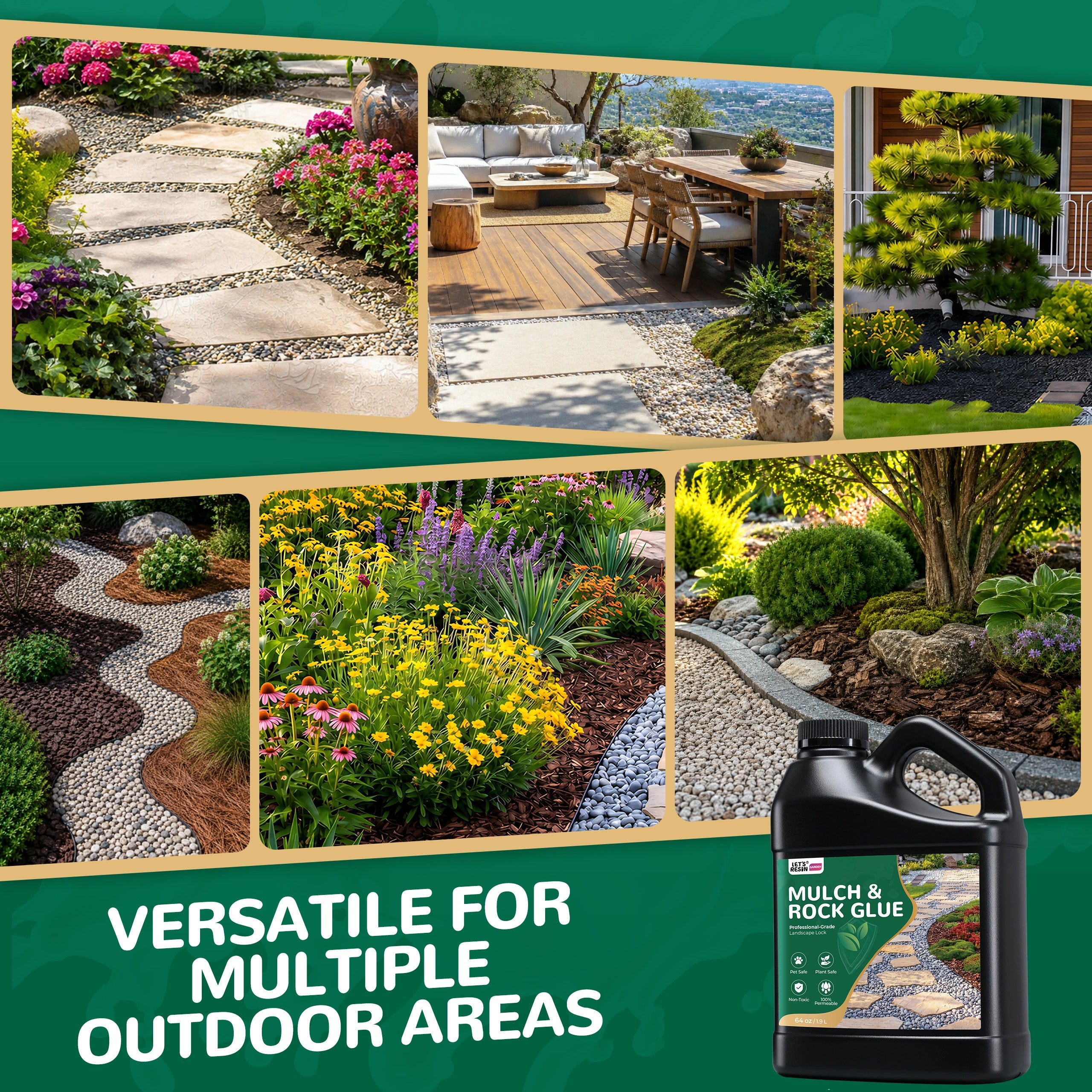 Mulch &amp; Rock Glue