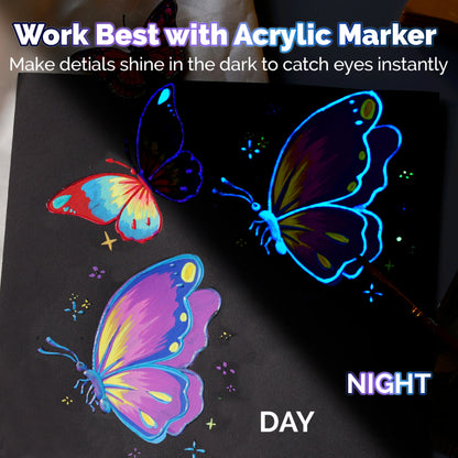 14 Colors Glow in the Dark Acrylic Paint