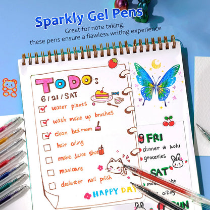 18 Colors Glitter Gel Pen