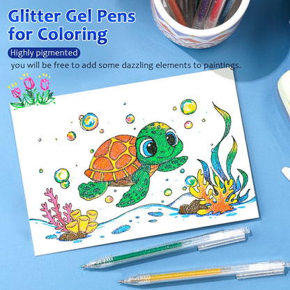 18 Colors Glitter Gel Pen