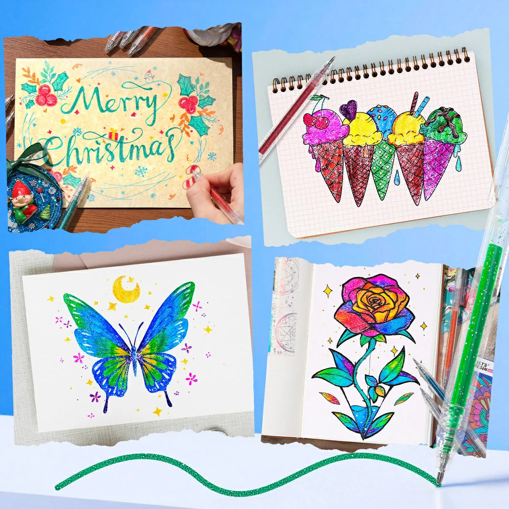 18 Colors Glitter Gel Pen