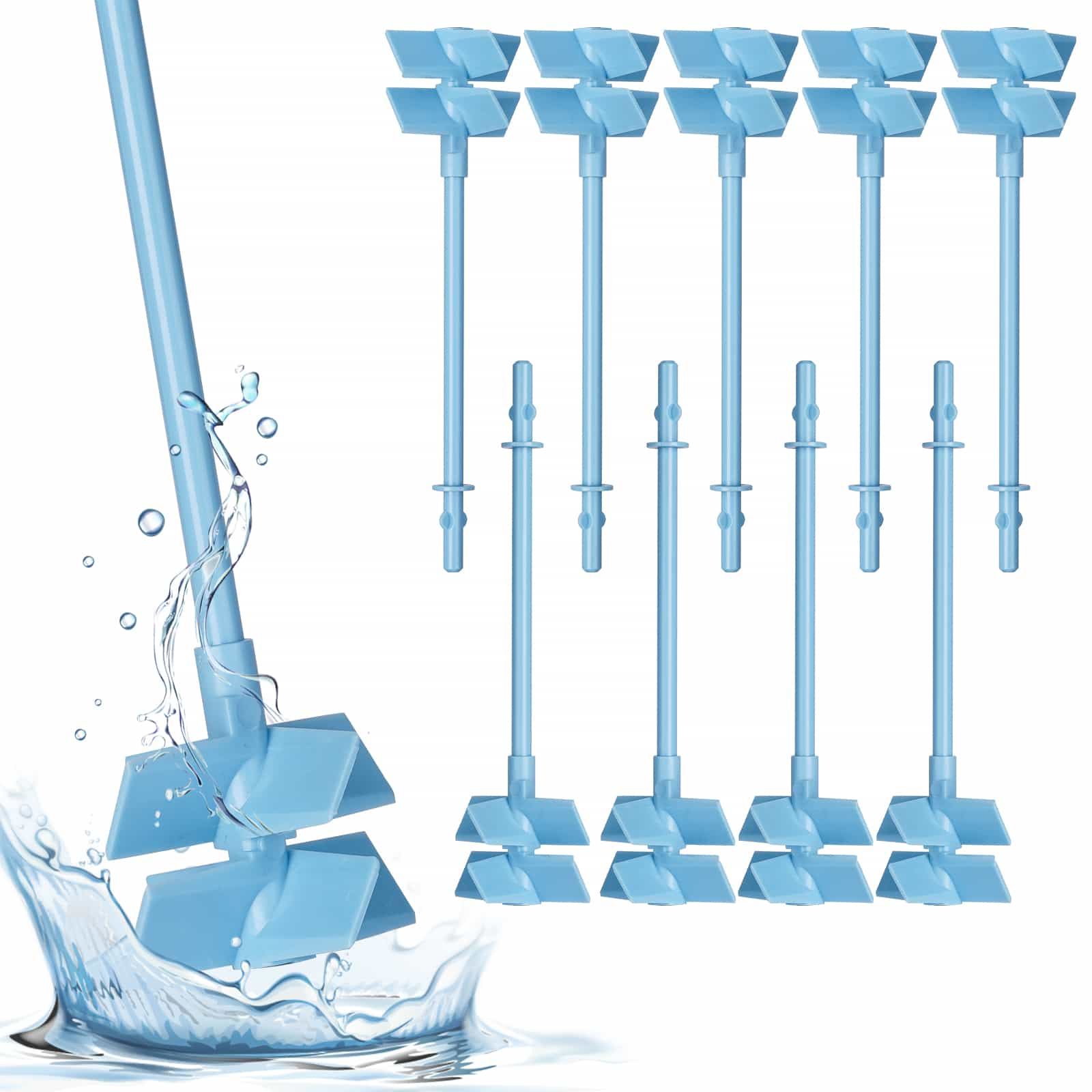 10pcs durable epoxy mixer attachment with minimizing bubbles