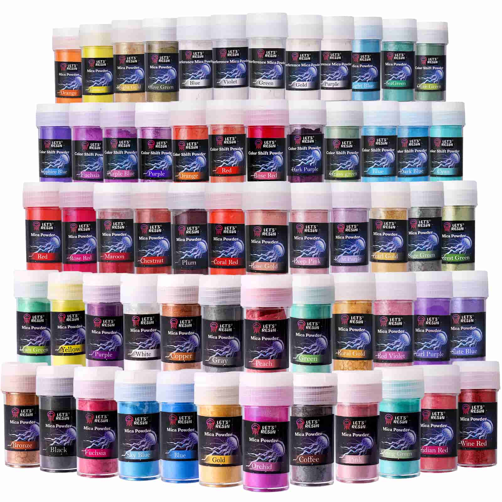 60 Colors Mica Powder