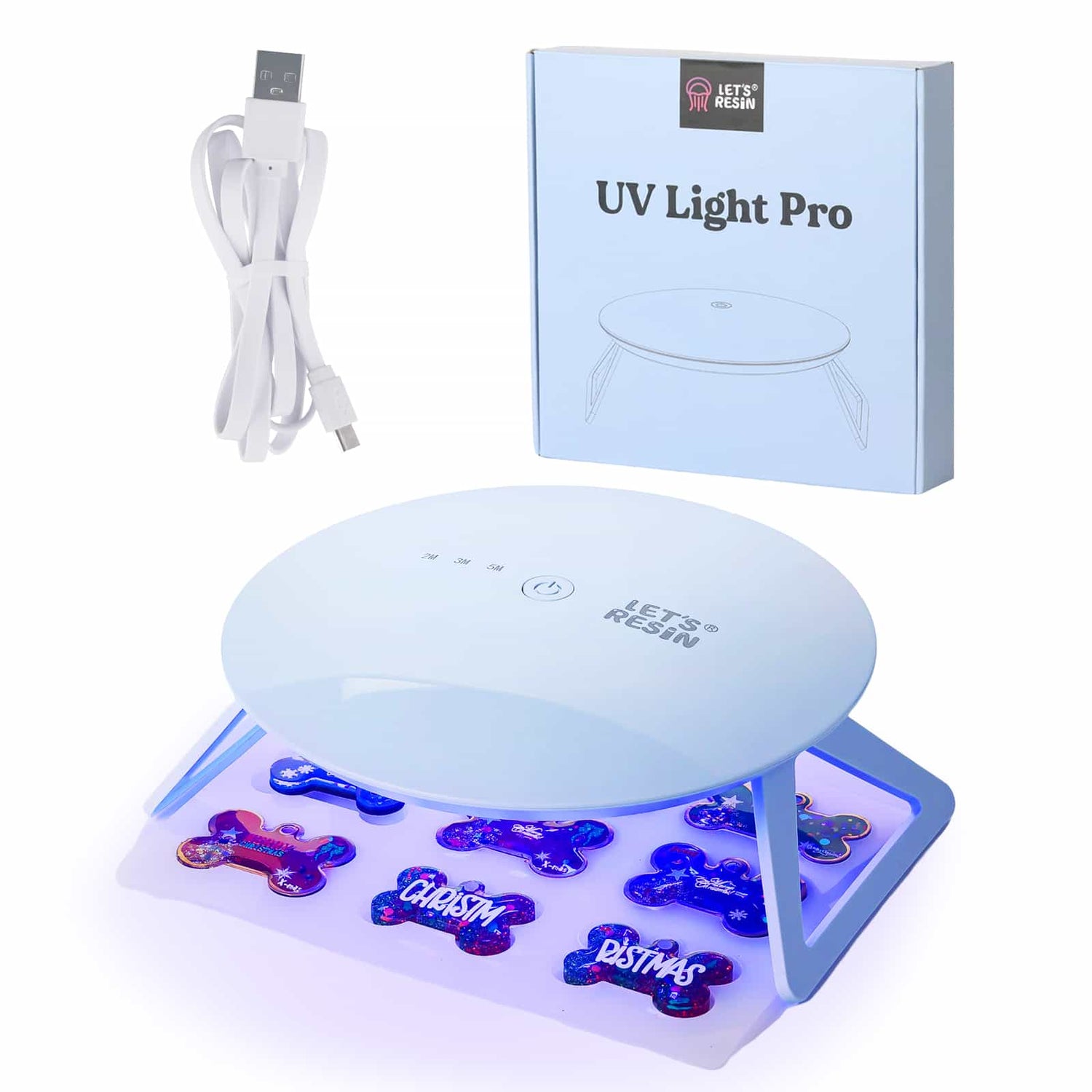 LET'S RESIN UV Light for Resin Curing, Portable Mini 365nm UV Flashlig –  WoodArtSupply