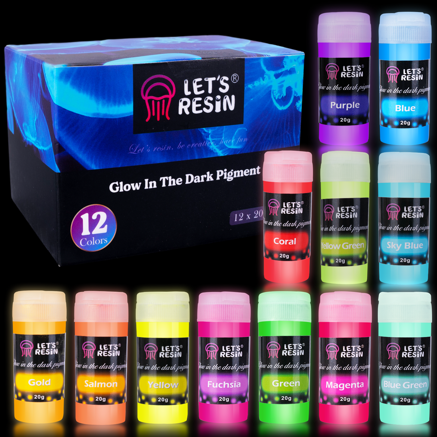 Glow-in-the-dark Squishy Kit