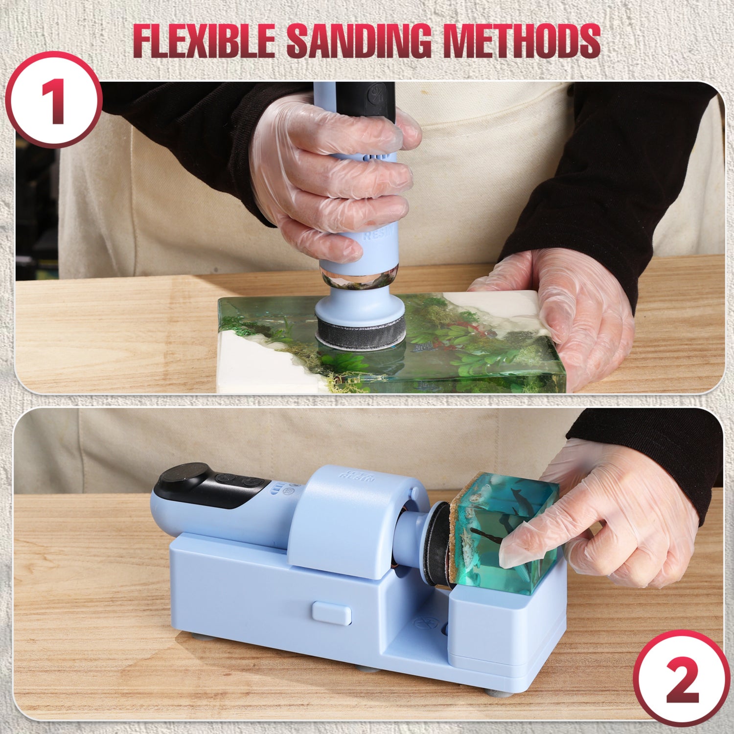 S4 Pro 4-in-1 Resin Sander &amp; Polisher Accessory Kit