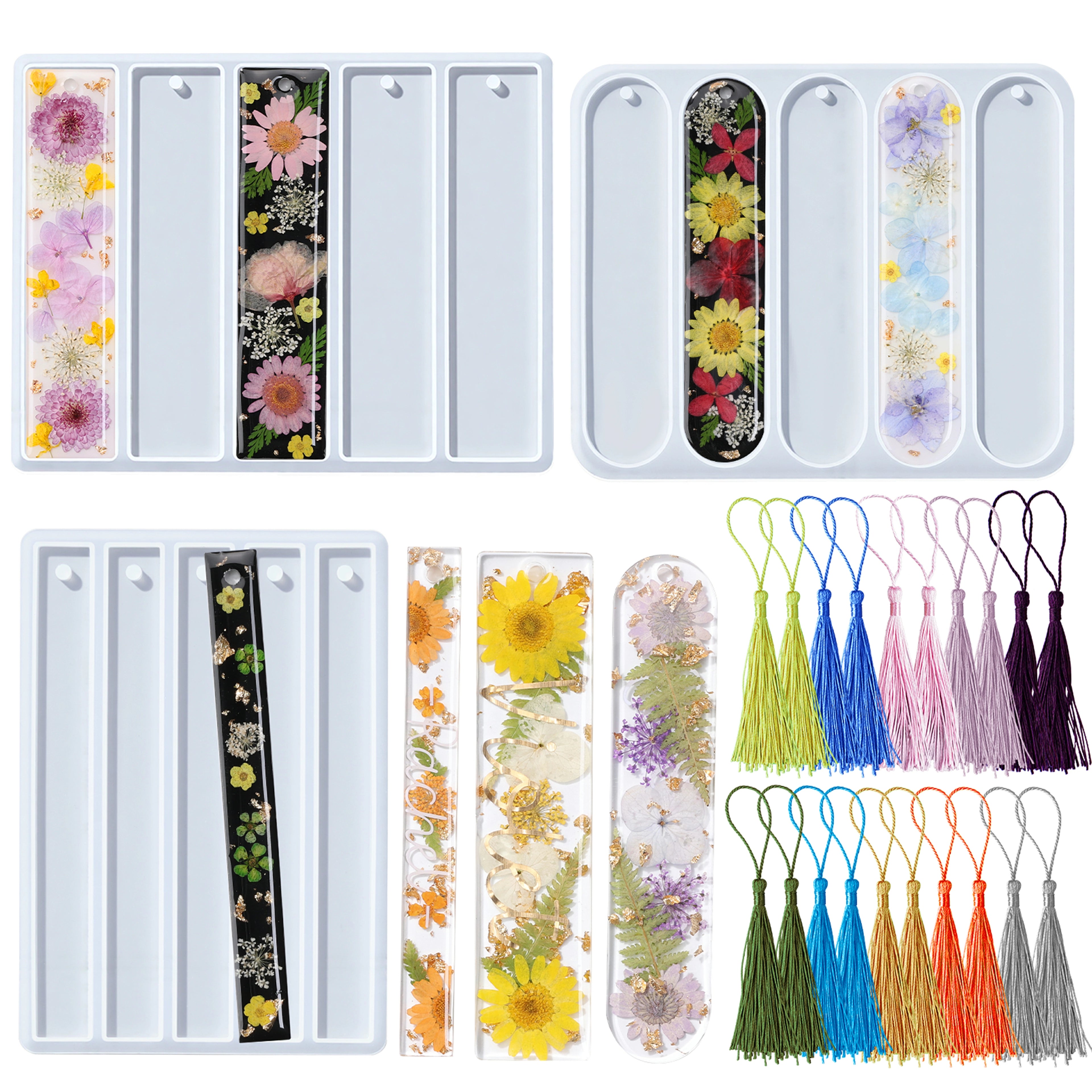 3-in-1 Bookmark Resin Molds